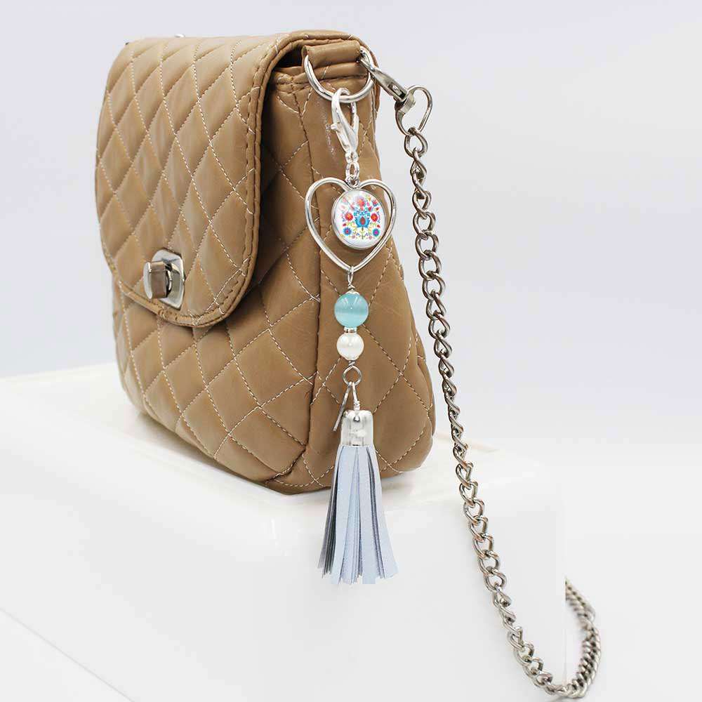 Rahvuslikus stiilis helkur-ripats südamega - Image 2