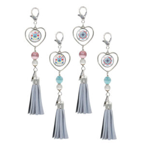 Rahvuslikus stiilis helkur-ripats südamega