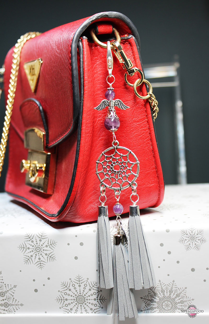 Ametüstide ja unenäopüüdjaga helkur-ripats - Image 2