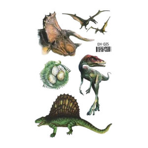 Väike ajutine tattoo dinosaurused