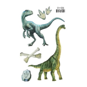 Väike ajutine tattoo dinosaurused