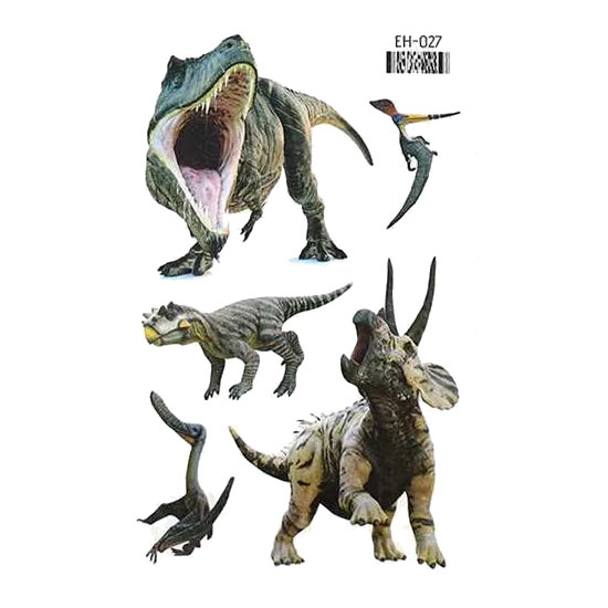 Väike ajutine tattoo dinosaurused