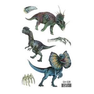 Väike ajutine tattoo dinosaurused