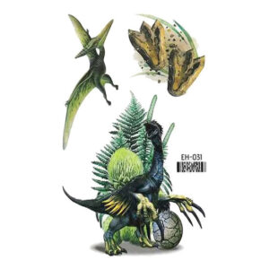 Väike ajutine tattoo dinosaurused