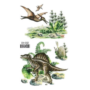 Väike ajutine tattoo dinosaurused