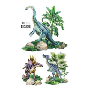 Väike ajutine tattoo dinosaurused