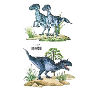 Väike ajutine tattoo dinosaurused